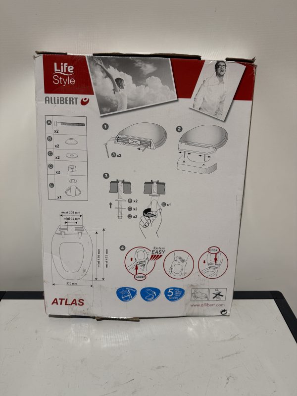 Toiletbril(wit) Allibert - Afbeelding 2