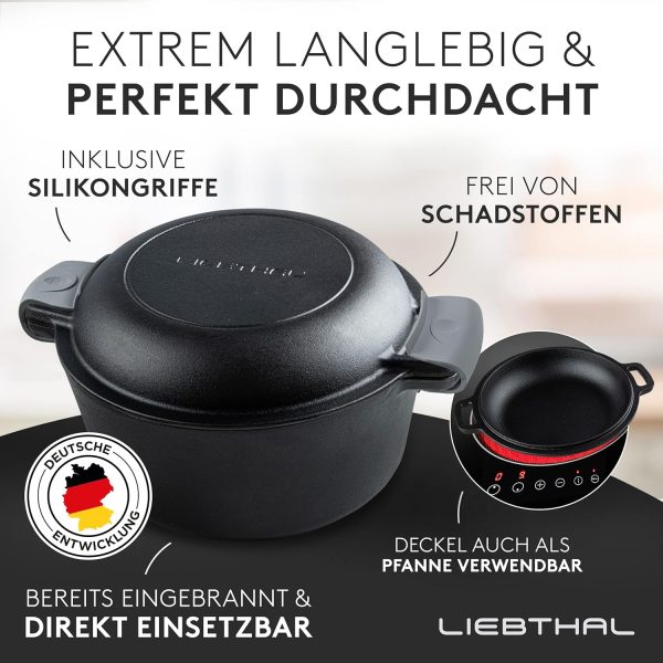 Broodoven  gietijzer braadpan Liebthal - Afbeelding 4