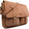 Schouder- laptoptas Leabag - Afbeelding 3