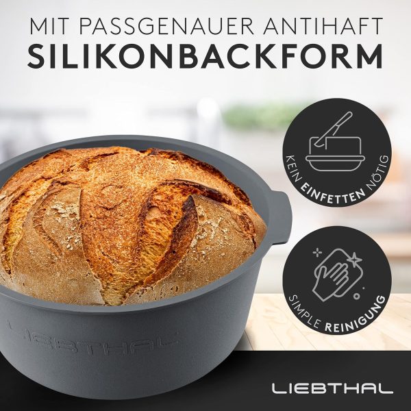 Broodoven  gietijzer braadpan Liebthal - Afbeelding 2