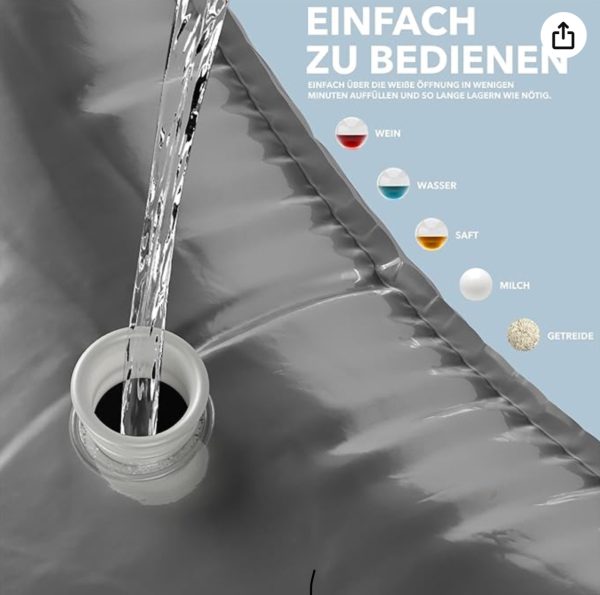 Waterzak 30 liter (10 stuks in doos) JM expertline - Afbeelding 2