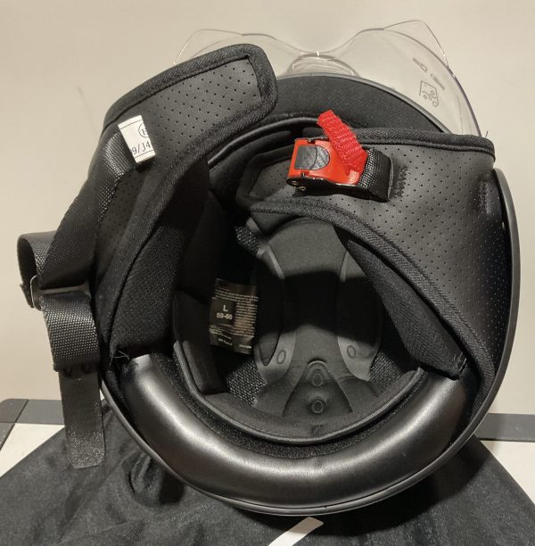 Motorhelm Jethelm Westt Zwart Maat L - Afbeelding 4