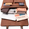 Schouder- laptoptas Leabag - Afbeelding 3