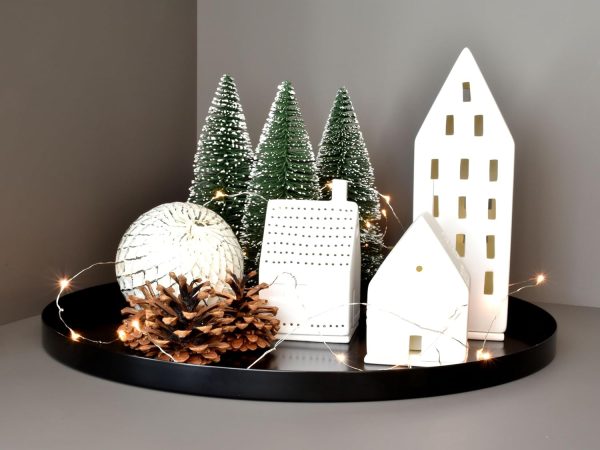 Decoratief dienblad Zwart D&D 40 cm - Afbeelding 3