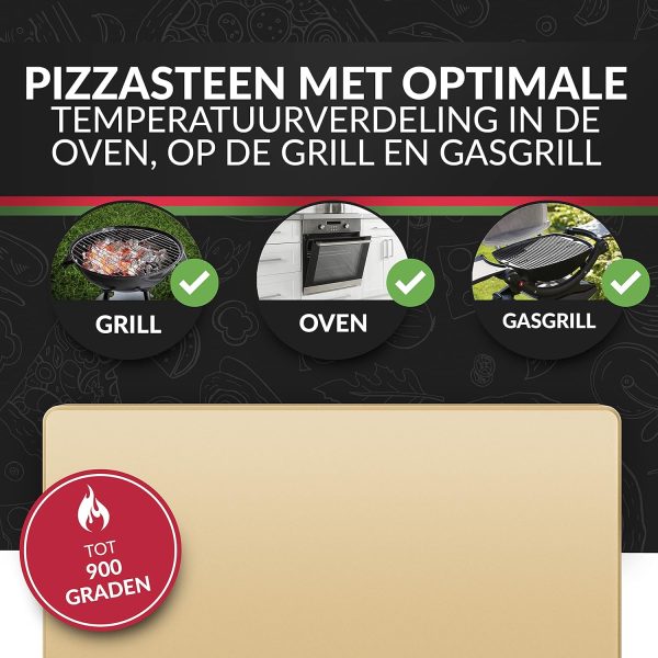 Pizzasteen Pizza - Afbeelding 5