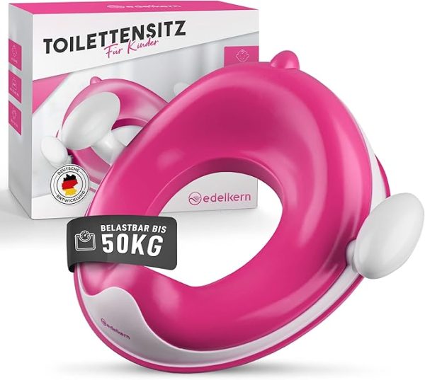 Toiletbril verkleiner Edelkern (Rose/wit) - Afbeelding 2