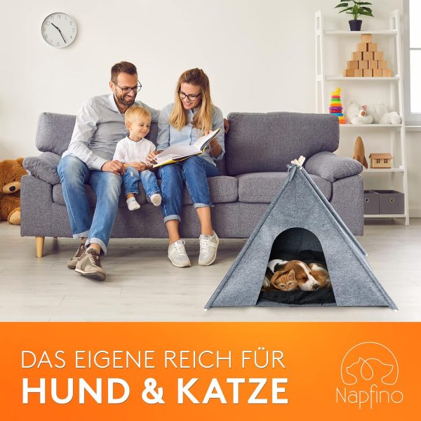 Honden en katten tent (tipi) Napfino Maat L - Afbeelding 3